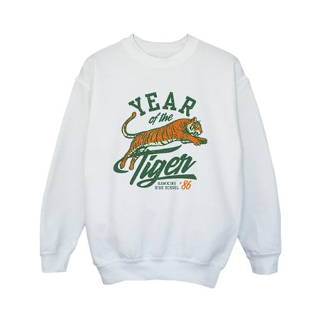 Netflix Boys Stranger Things Hawkins Year of The Tiger 86 Sweatshirt