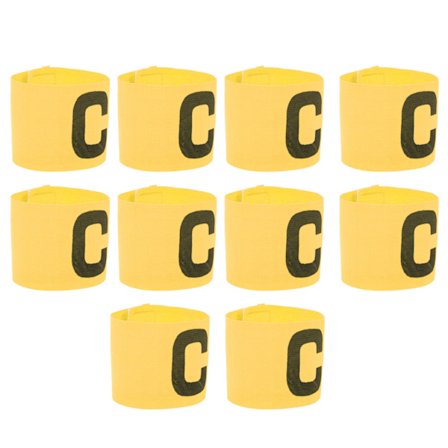 10 stk. Løpeøvelse Fotball Header Spill Armbind Messing Elastisk Paste Vikling C Wordyellow