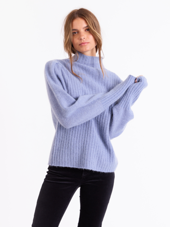 Jean Paul Femme - Cindy genser - Dame - Blå - Gensere & Cardigans - XXL