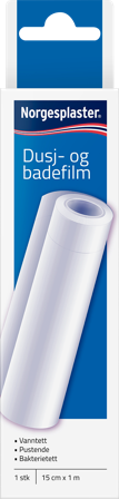 Norgesplaster dusj- og badefilm 15cmx1m 1 stk