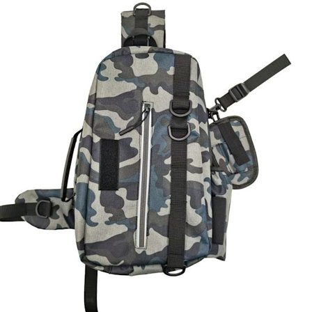 Monitoiminen kalastuslaukku vieheille – vedenpitävä ja kätevä Grey camouflage