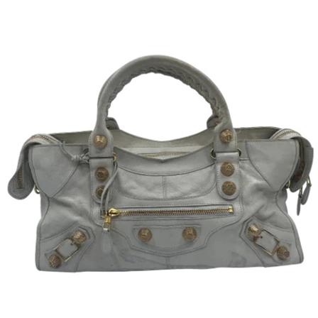 Balenciaga Vintage Pre-owned HandTass , Wit , Dames , Maat: ONE Size Vintage Tassen