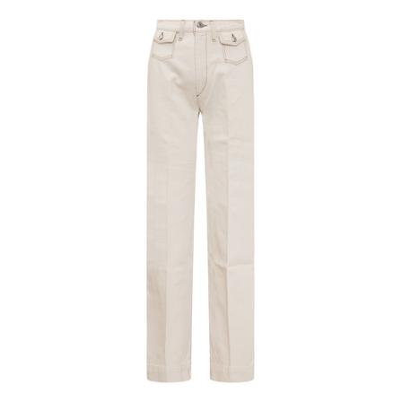 Re/Done, Straight Trousers Beige, Dames, Maat:W25