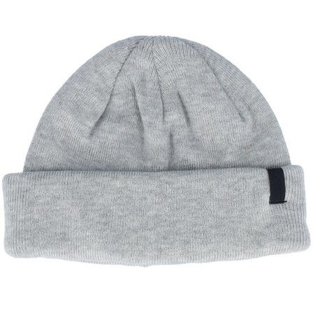 Djinns - Grå shortbeanie Beanie - Super Soft Knit Heather Grey Short Beanie @ Hatstore