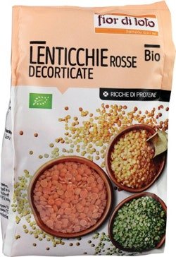 Fior di Loto Lenticchie Rosse Decorticate Biologico 400g