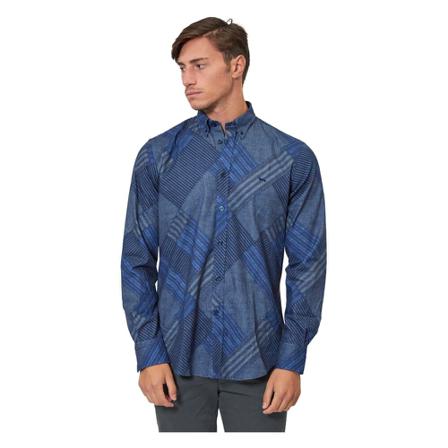 Harmont & Blaine, Blouses Shirts Blauw, Heren, Maat:M