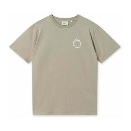 Forét Spin T-Shirt , Beige , Heren , Maat: M