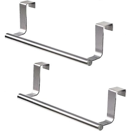 Ovipyyhe 2 kpl Keittiöpyyhe Teline Kylpyhuonepyyhe Teline Keittiöpyyhe Teline Keittiöpyyhe Teline Pyyheteline Oveen Ei Porattavaa (FMY)