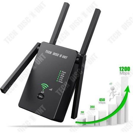 TD Trådlös Router 1200M Signalförstärkare 2.4G5G Repeater AP Hem WIFI-förbättring Alldeles kompatibel Lättviktsportab