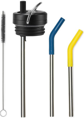 Klean Kanteen Twist Cap w/ Straw Kit Black