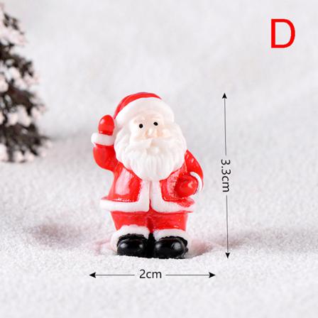 Christmas Tree Snowman Diy Miniatyr Trädgårdsinredning Jultomten M