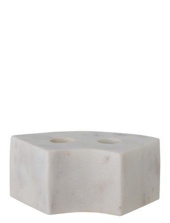 Bloomingville Florida Candle Holder - White - 6X14.5X7.5CM
