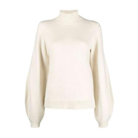 Chloé Turtlenecks Hvid, Dame Rullekraver