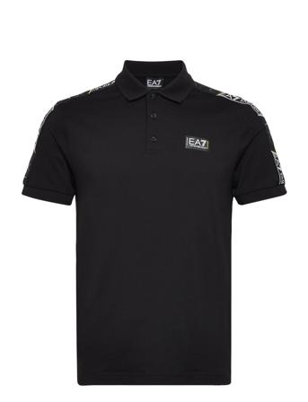 Polo Polos Short-sleeved Svart EA7*Betinget Tilbud