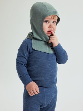 Polarn O. Pyret Balaklava merinoull - 48 - 50 - barnkläder - green