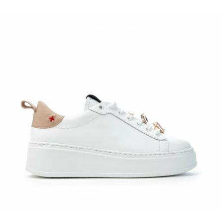 Gio+, Low Top Sneakers Wit, Dames, Maat:38 EU