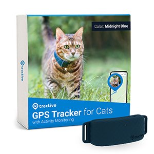Tractive GPS-tracker för din katt, blå – Hjälper dig att hitta din katt var som helst