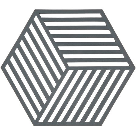 Zone Bordskåner Hexagon, cool grey | KitchenOne