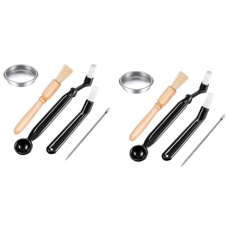 2X kaffemaskine rengørings sæt kaffekværn børste kaffemaskine hoved rengørings børste med c