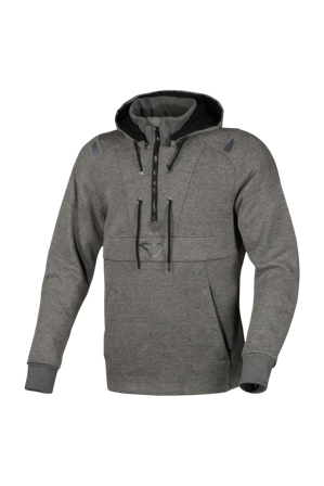 Macna Byron Motorcycle Hoodie Grey XL