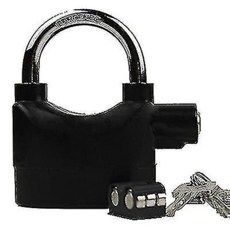 110db Alumiiniseos Hälytyslukko Sääsuojattu Varastoon Ovi Lukko Auto Hälytyslukko