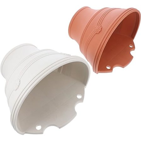 2 kpl Ulkoikkuna Tyypin Cm ja Koti Retkijuuri Valkoinen Istutusruukku Hämähäkki Punainen Yksinkertainen Mehikasvi Maljakko Muovipidin Puutarha Parveke