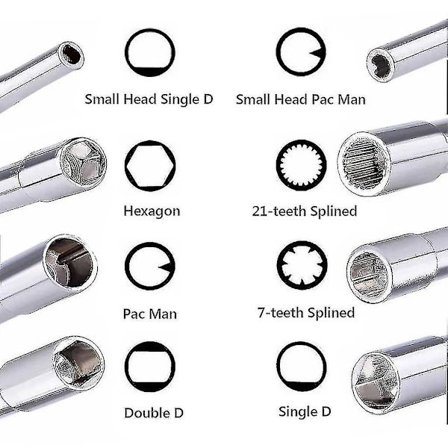 8 kpl:n kaasuttimen säätötyökalu