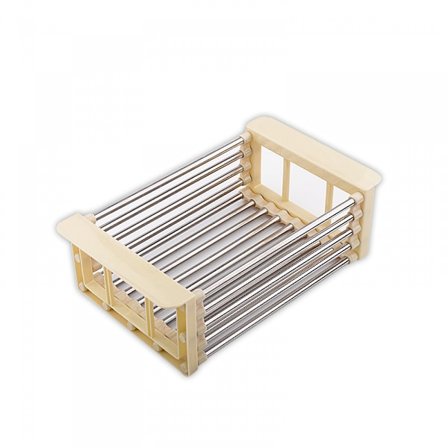 Ulosvedettävä Ruostumattomasta Teräksestä Valmistettu Viemäri, Teleskooppinen Viemärikori Säädettävällä Nojatuolilla, Keittiöhylly Viemärikori