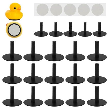 20 st Plast Anka Plugghållare Självhäftande Ankhållare i Plast