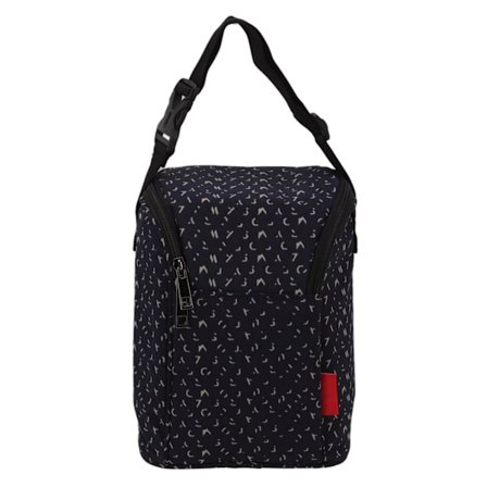 Termisk isolerad förvaringsväska för nappflaskor, vattentät nylonväska, utomhus, mörkblå