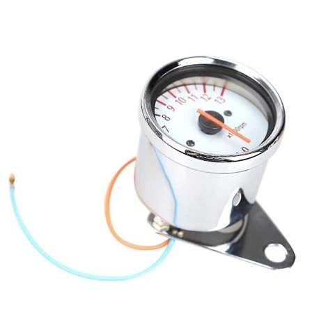 Universal Motorcykel Scooter 13000rpm Analog Varvräknare Mätare Nattljus