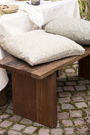 Ib Laursen Putetrekk til setepute Eva Natur-Grønn 45x45