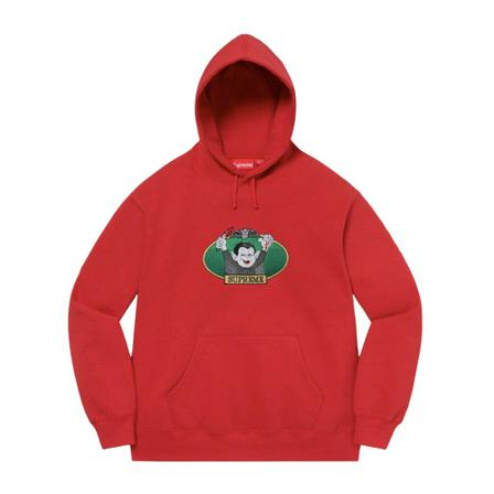 Supreme, Hoodie Rood, Heren, Maat:L