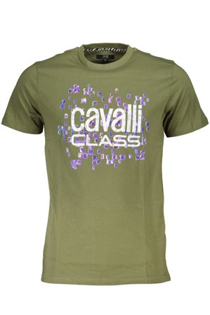 Cavalli Class T-shirt Maniche Corte Uomo Verde
