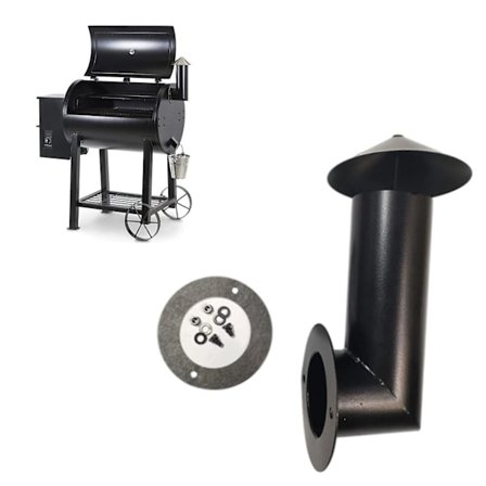 Bbq Pellet Charcaol Grill Smoke Stack Chimney For Pitboss Traeger Camp Chef Ft