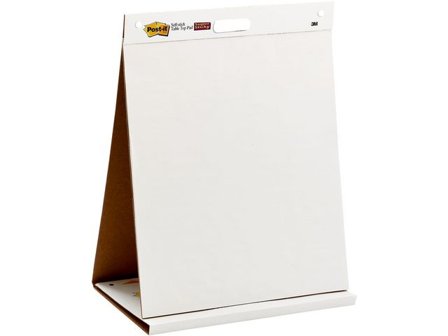 Post-it Super Sticky självhäftande bordsblock, 50,8 x 58,4 cm, vit, 20 ark, 558 - Lyreco - Kontorsmöbler och inredning > Blädderblock och ställ > 
