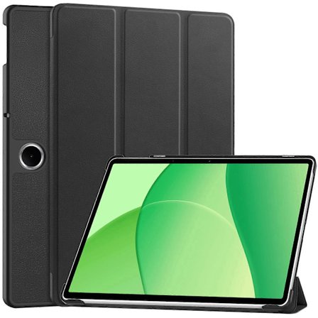 Etui til Oppo Pad SE OnePlus Pad Lite Anti-Drop Læderstativ Tablet Cover Sort
