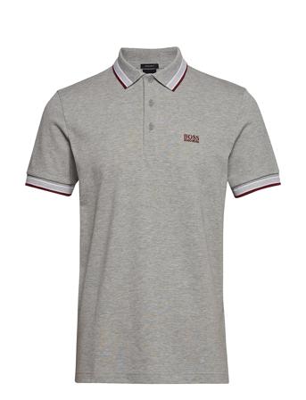 Paddy Polos Short-sleeved Harmaa BOSS