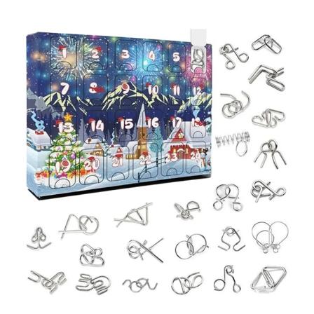 Jul adventskalender 2023 Sensoriske Fidget Toys Xmas Blind Box 24 Dager Nedtelling Nyttårs Overraskelsesgave for Barn Gutter Jenter style 3