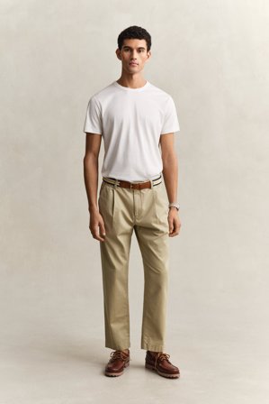 GANT Herren Regular Fit Chinohose aus Baumwolltwill (40) Beige