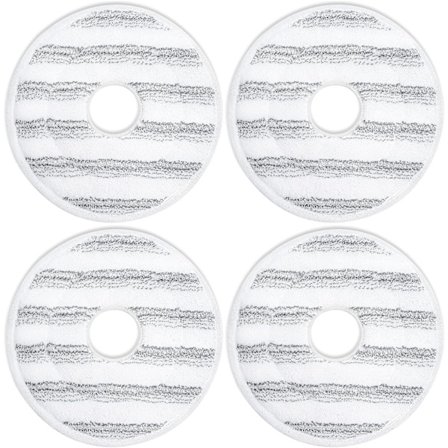 4-pack Vileda Spin and Clean Mopp-påfyllning, Tvättad och