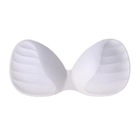 Bikini-innlegg for kvinner med polstring, brystforsterker, push-up-bryst i hvitt White 3*105cm
