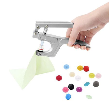 1 Sett T5 Trykknapptang med 150 stk Trykknapper