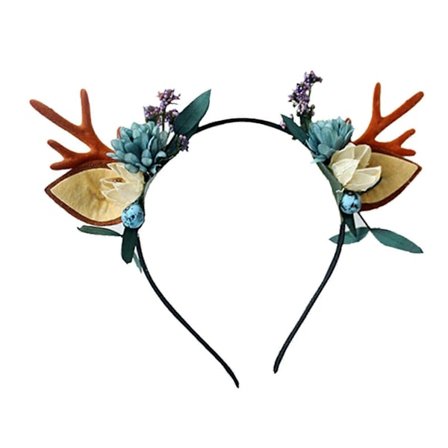Hårbøjle med hjortegevir, hovedbeklædning til kvinder og piger, sødt hårtilbehør