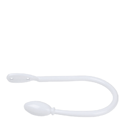 Kirsch Drops gardinomtag, 9,5 cm, 2 st Gardiner Vit ONESIZE