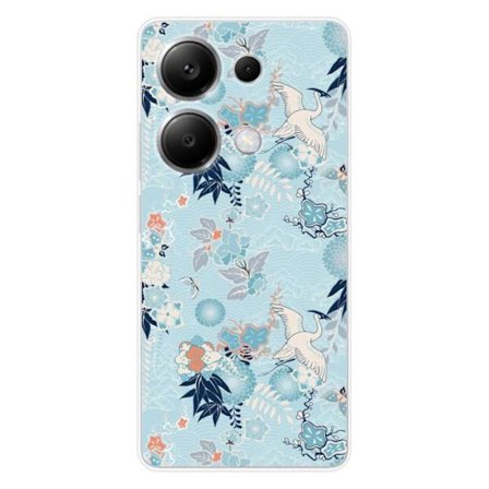 Siliconfodral - Kompatibel med Xiaomi Redmi Note 13 Pro 4G - kimono-design