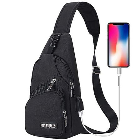 IC Vandtæt Sling Bag Crossbody Rygsæk til Mænd Kvinder Sling