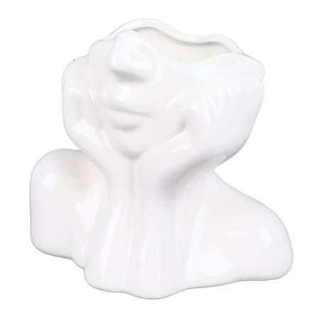 Kasvo Kukka Ruukku Pää Istutusastia Keramiikka Söpö Hauska Pää Kasvi Ruukku Kasvo Maljakko Puutarhaan Mehikasvit Kaktus