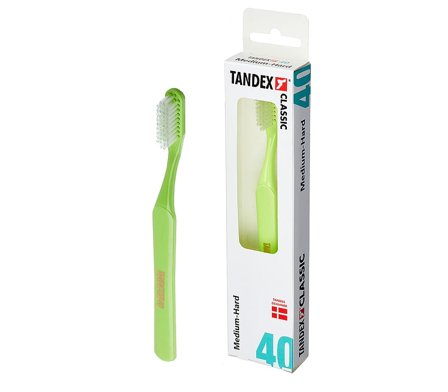 Tandex Tandbørste nr. 40 Medium Hard, Medicin & Pleje, Tandbørster, Voksentandbørster