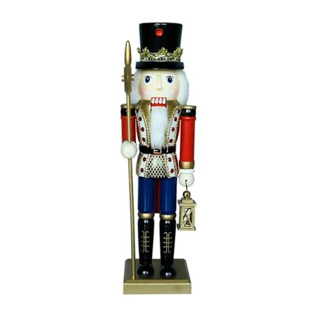 Jule Nøddeknækker Figur Traditionel Figurine til Bogreol Boligindretning